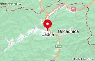 Map of Cadca,Slovakia